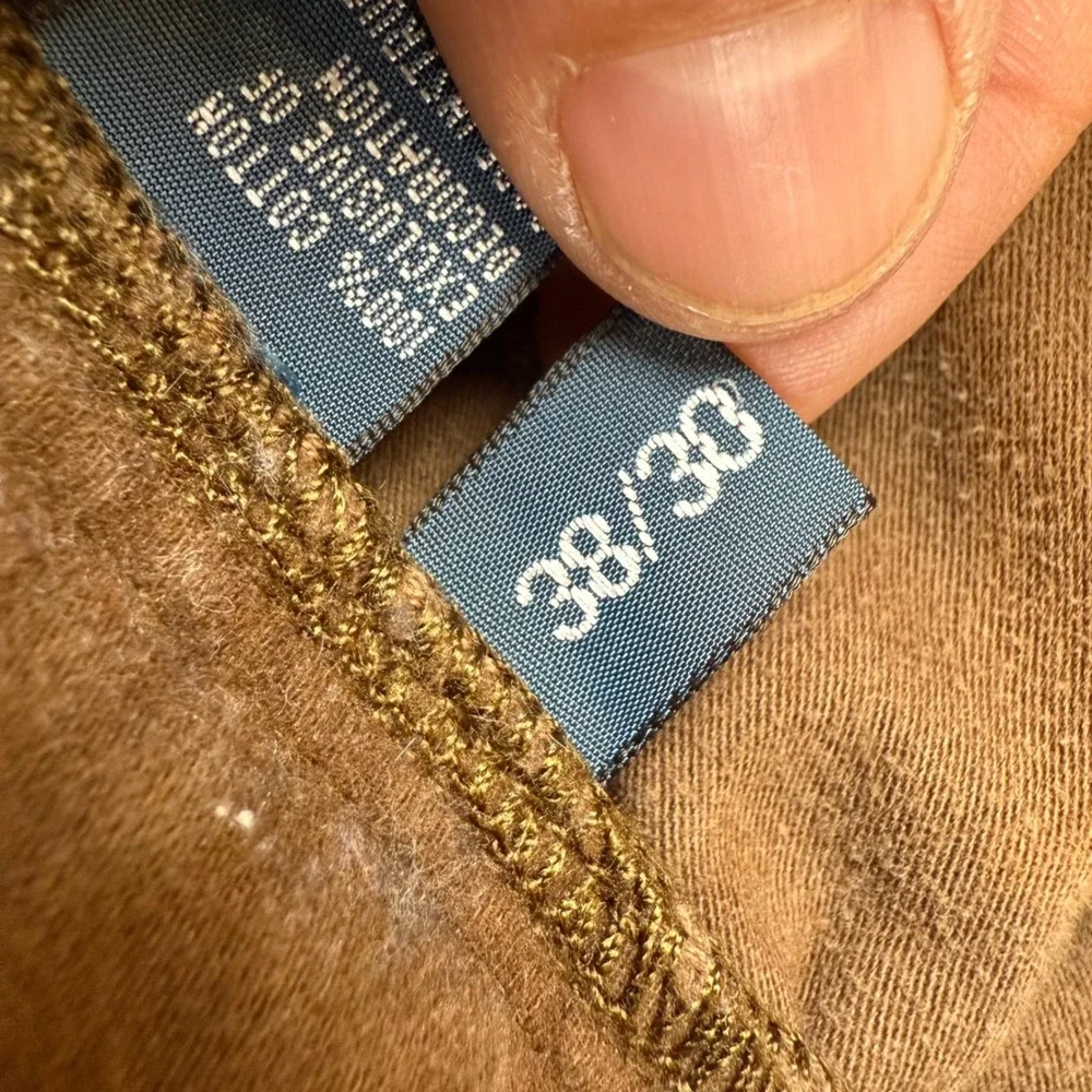Polo Ralph Lauren Mens Brown‎ Slim Fit Pants 38x30 Cotton Five Pocket